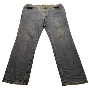 Lee Regular Fit Men's Jeans 38x30 Medium Wash Straight Leg Denim Five Pocket